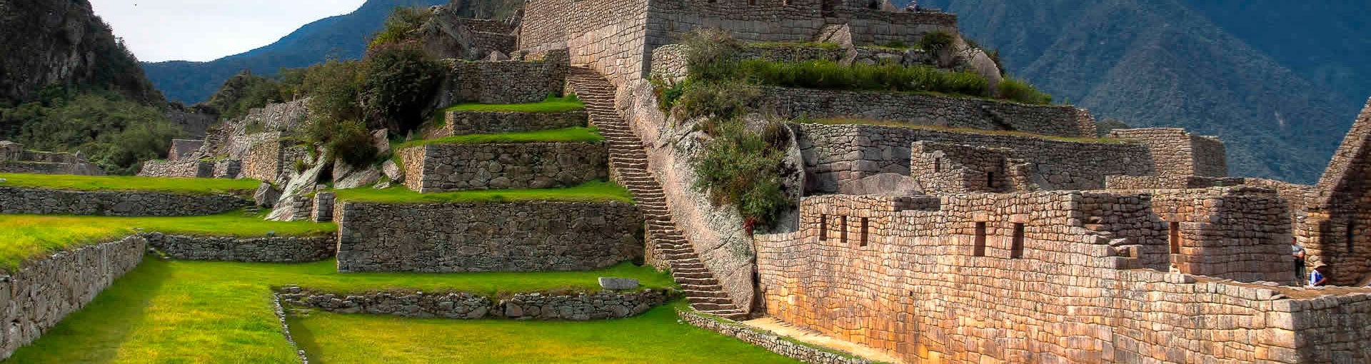 Impressive Inca walls of Machu Picchu